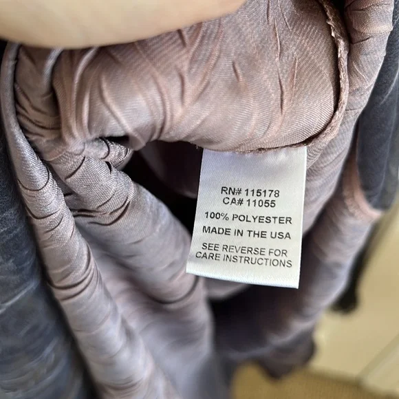 Komarov silky gauze ombre ankle length dress size XL - Picture 11 of 11